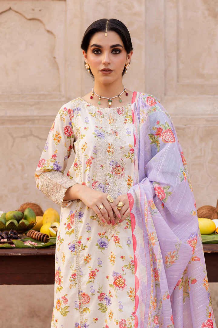 Grace 3Pc- Printed Lawn Dress