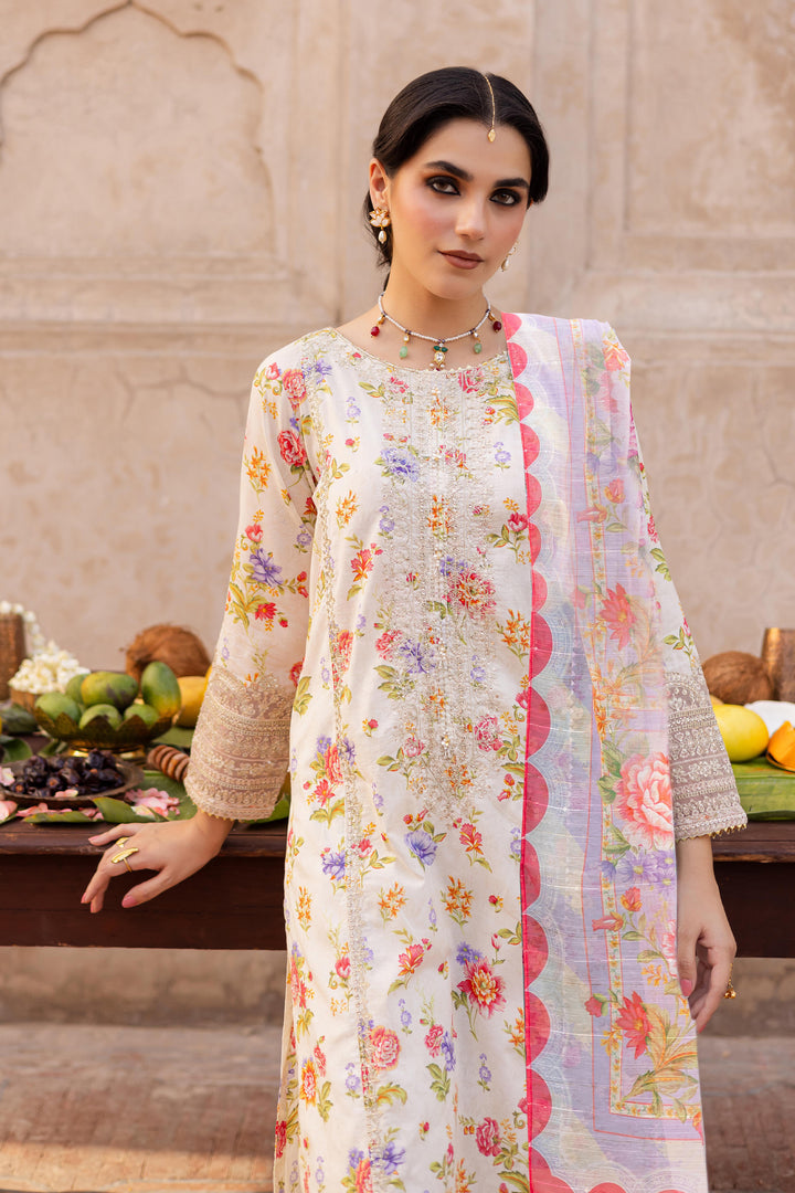 Grace 3Pc- Printed Lawn Dress