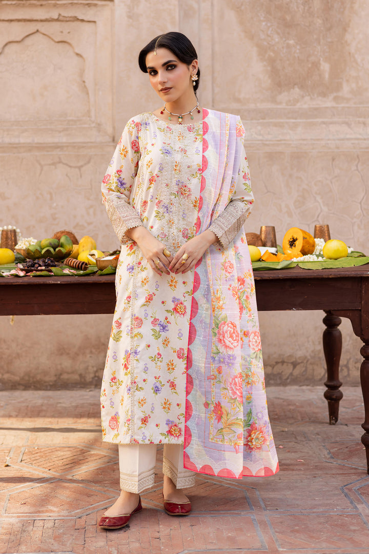 Grace 3Pc- Printed Lawn Dress