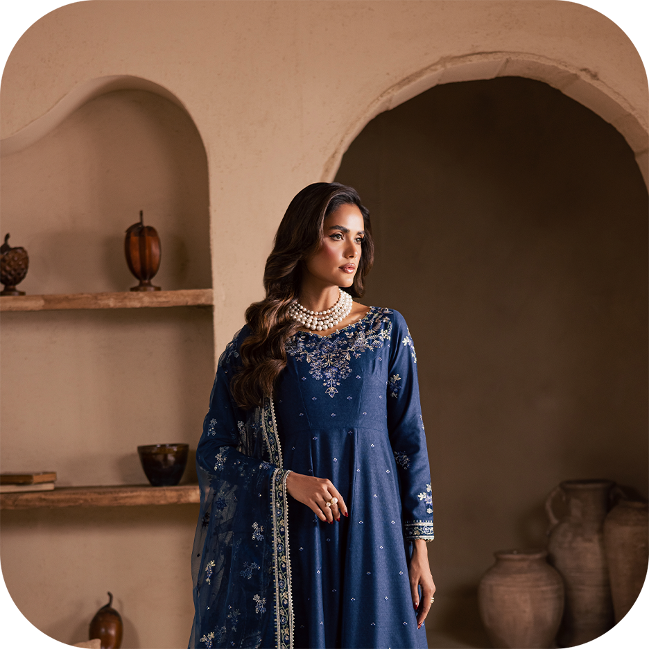 BATIK blue dresses for elegant everyday wear