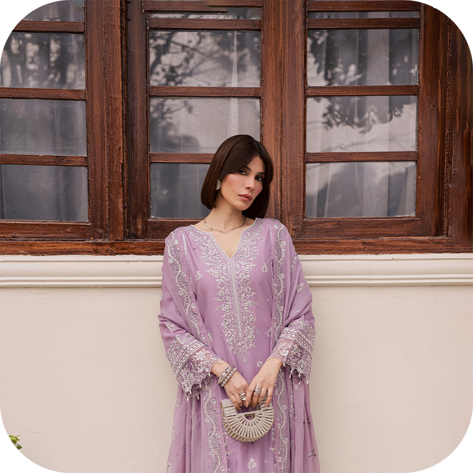 Embroidered Eid dress from BATIK designed for festive celebrations