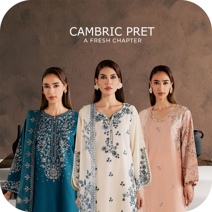 Folded cambric fabric showing its smooth finish and clean edges