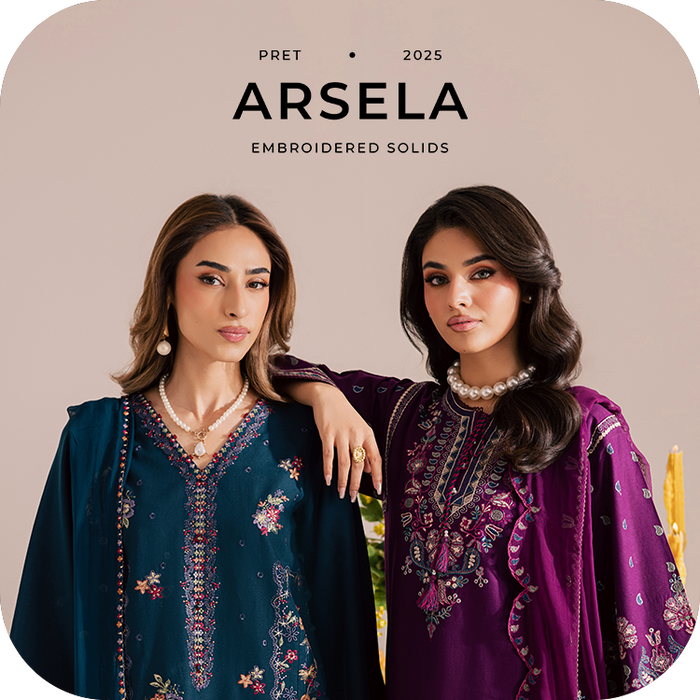 Elegant Khaddar winter outfit for women with embroidered details and flared trousers