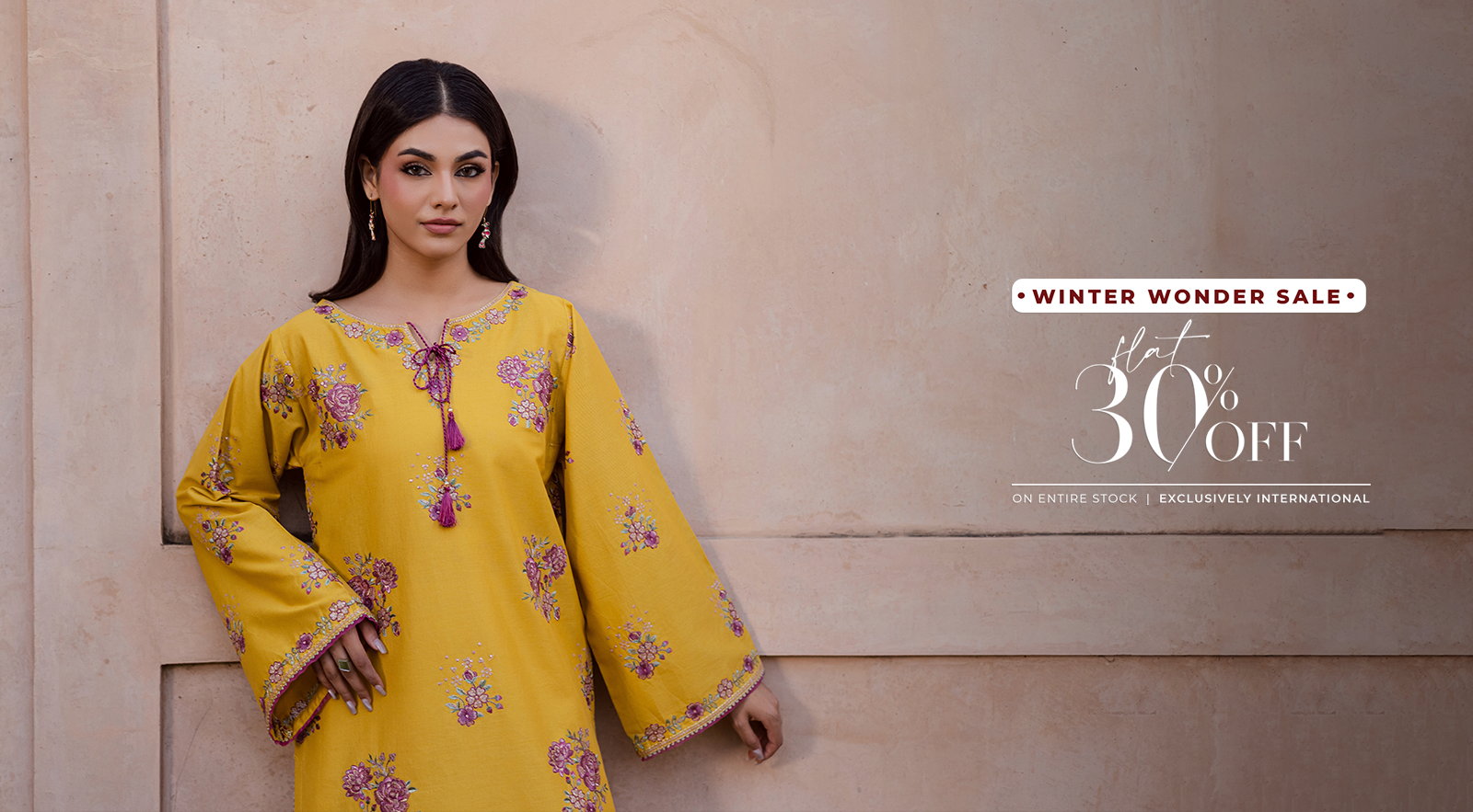 LEANA - EMBROIDERED KHADDAR