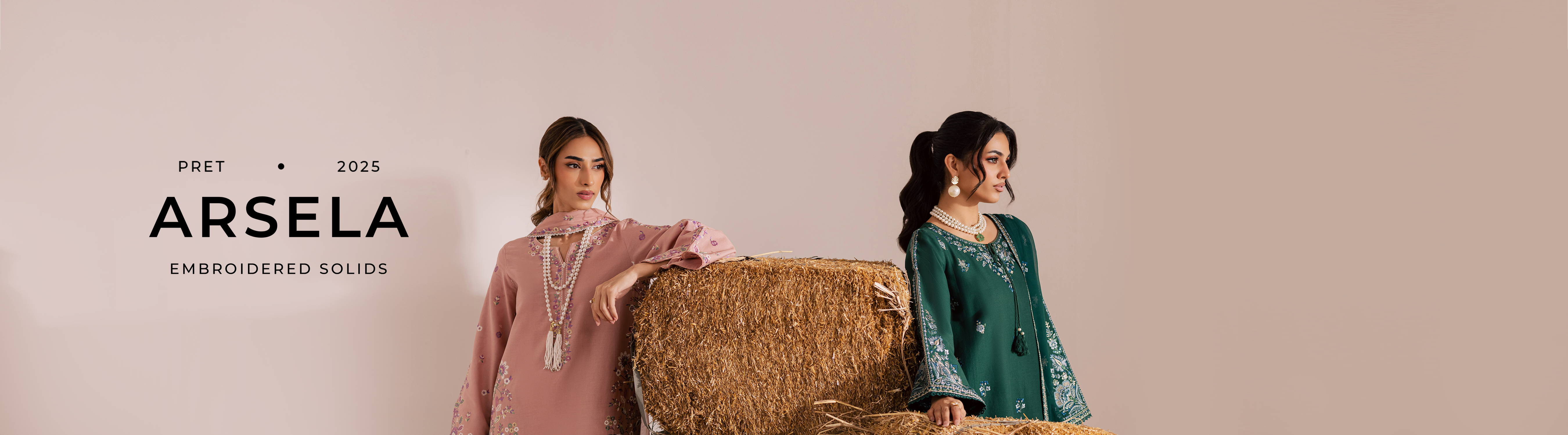 ARSELA - EMBROIDERED SOLIDS