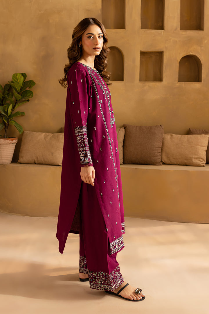 Mahay 2Pc- Embroidered Khaddar Dress