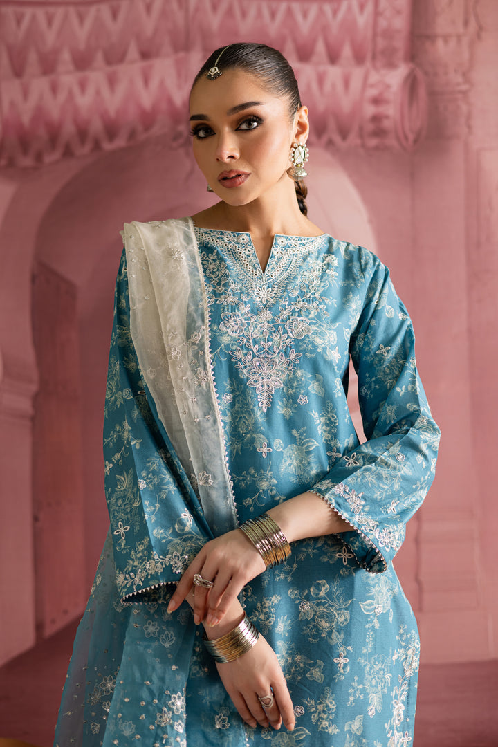 Aster 3Pc - Printed Lawn Dress