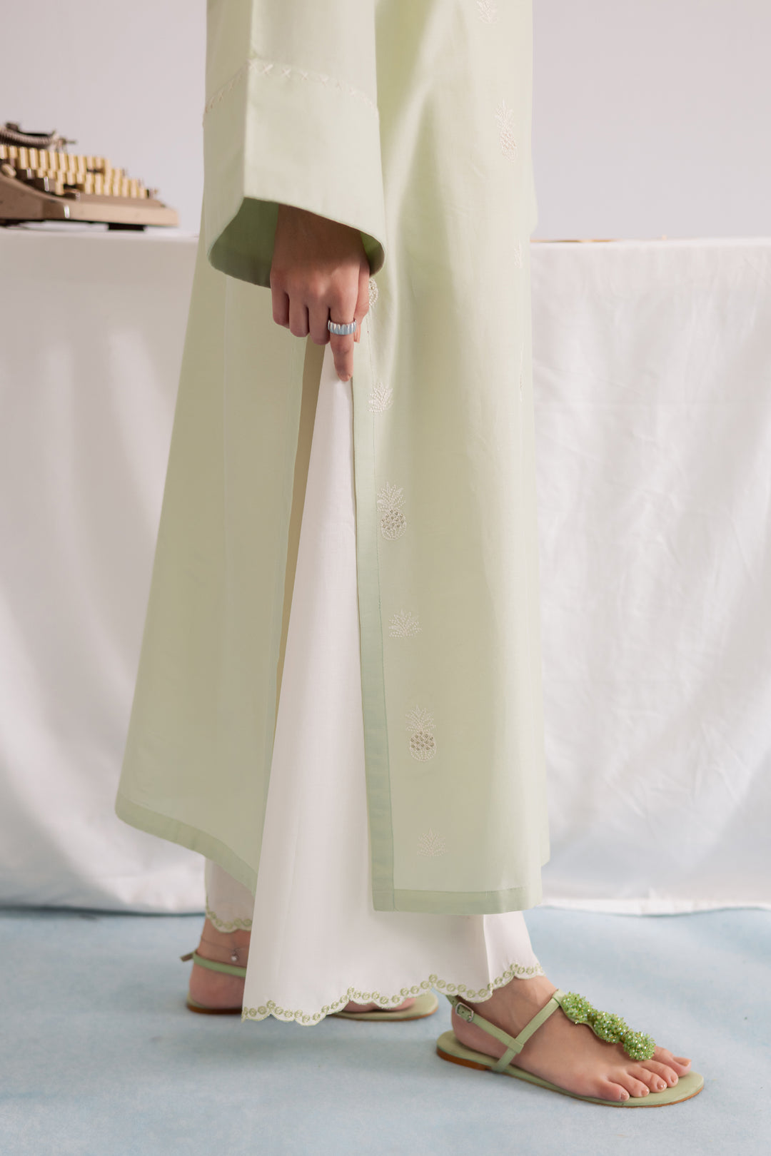 Audrey 2Pc - Embroidered Casual Pret
