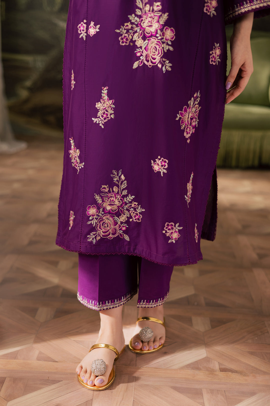 Salsa 2Pc - Embroidered Lawn Pret