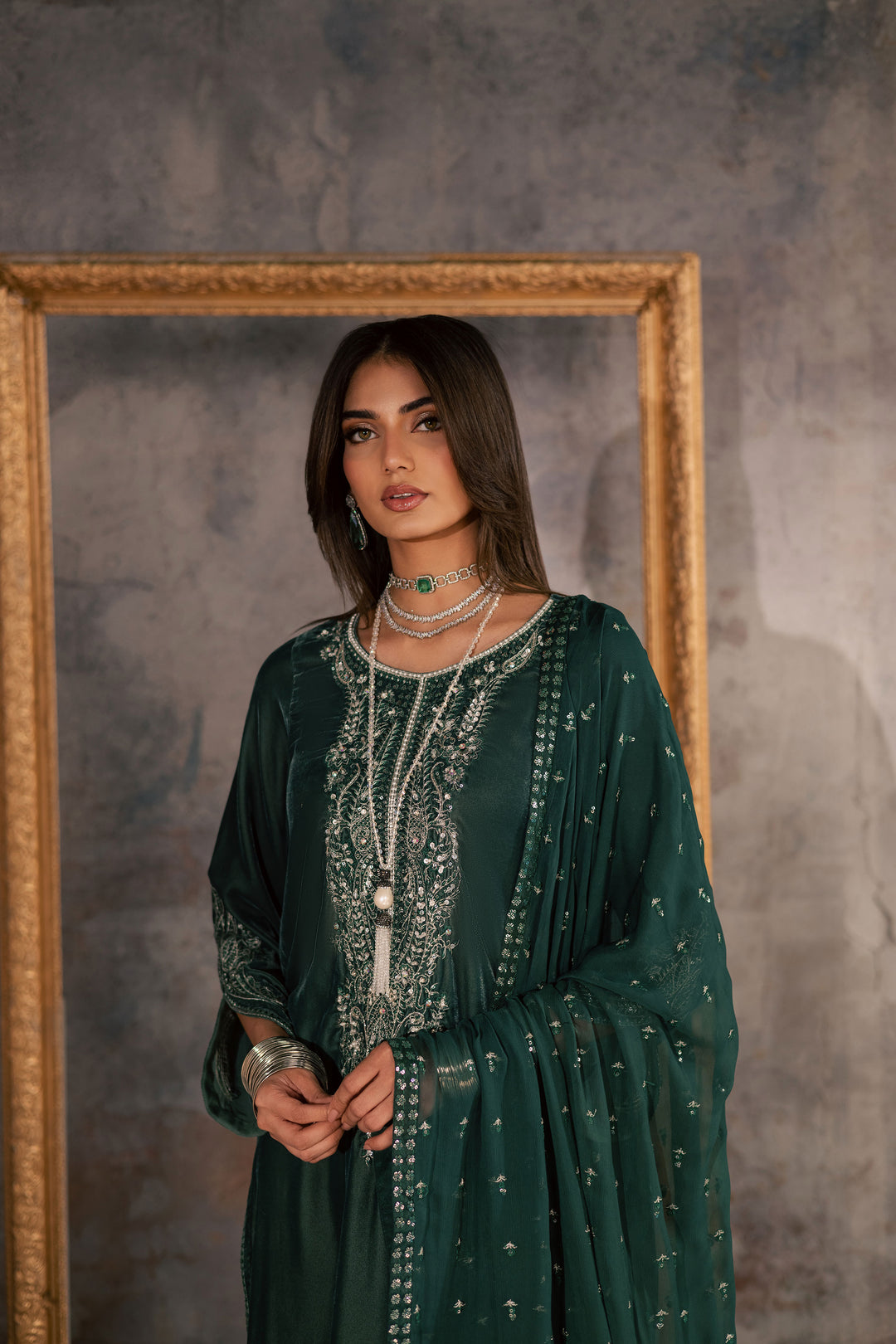 Opal 3Pc - Velvet Formal Dress