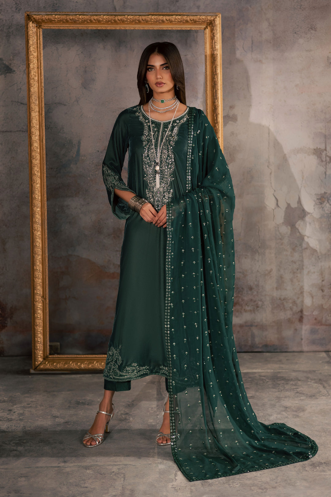 Opal 3Pc - Velvet Formal Dress