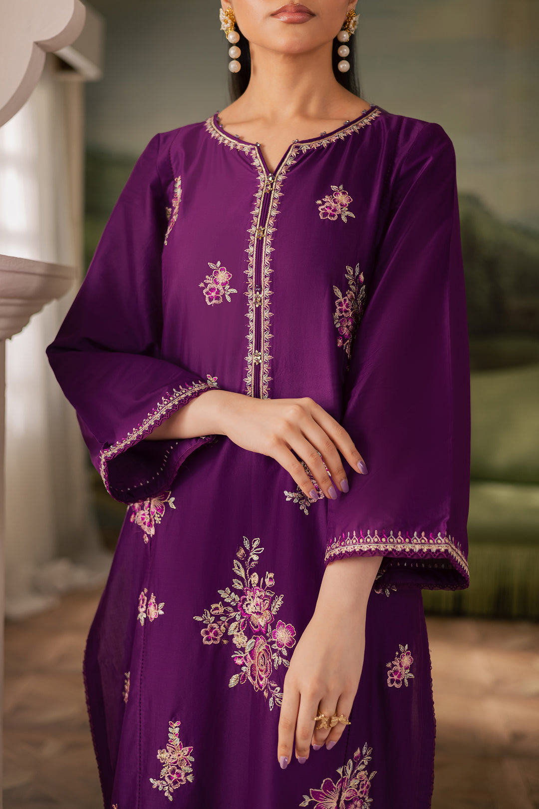 Salsa 2Pc - Embroidered Lawn Pret