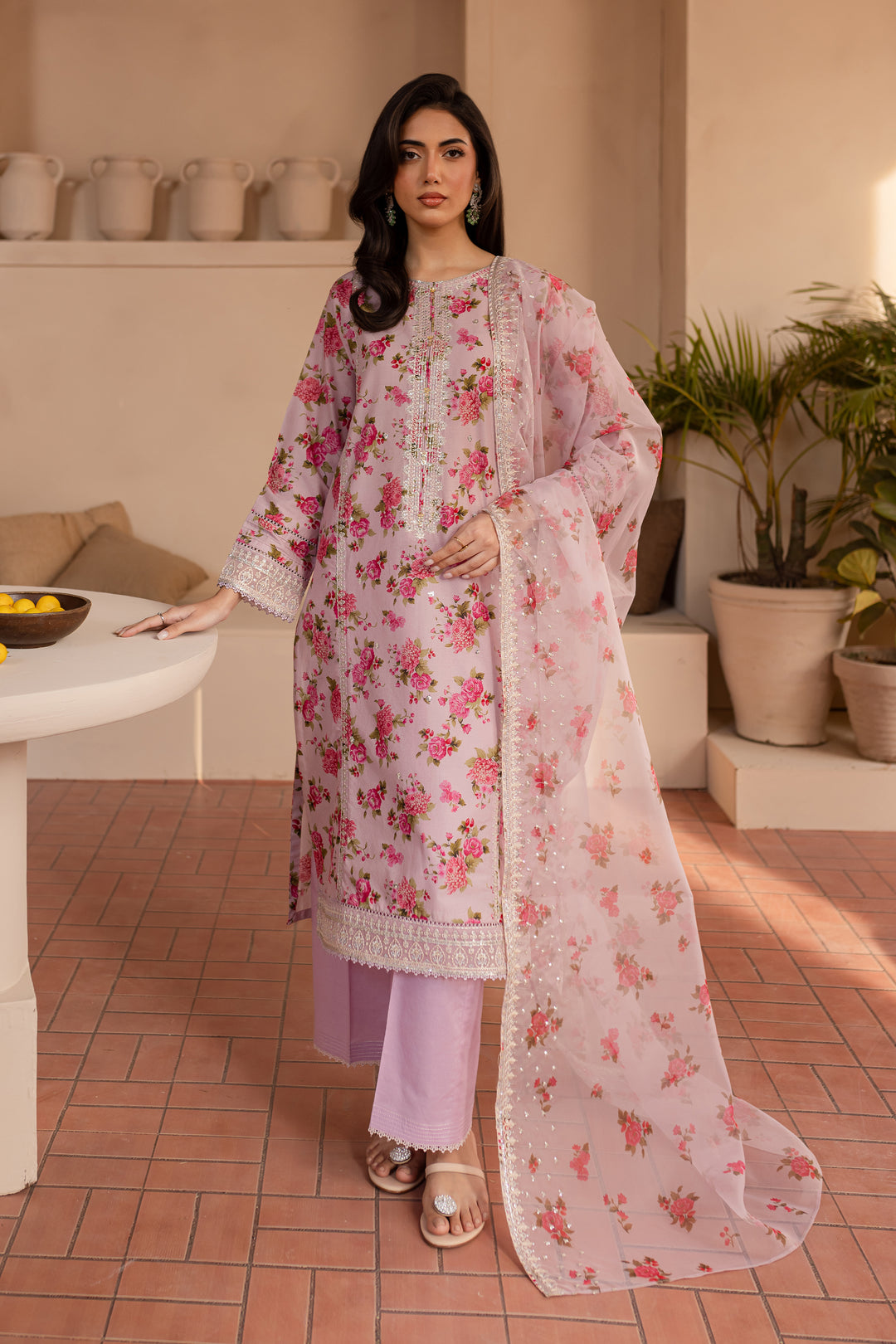 Haneen 3Pc - Printed Lawn Dress