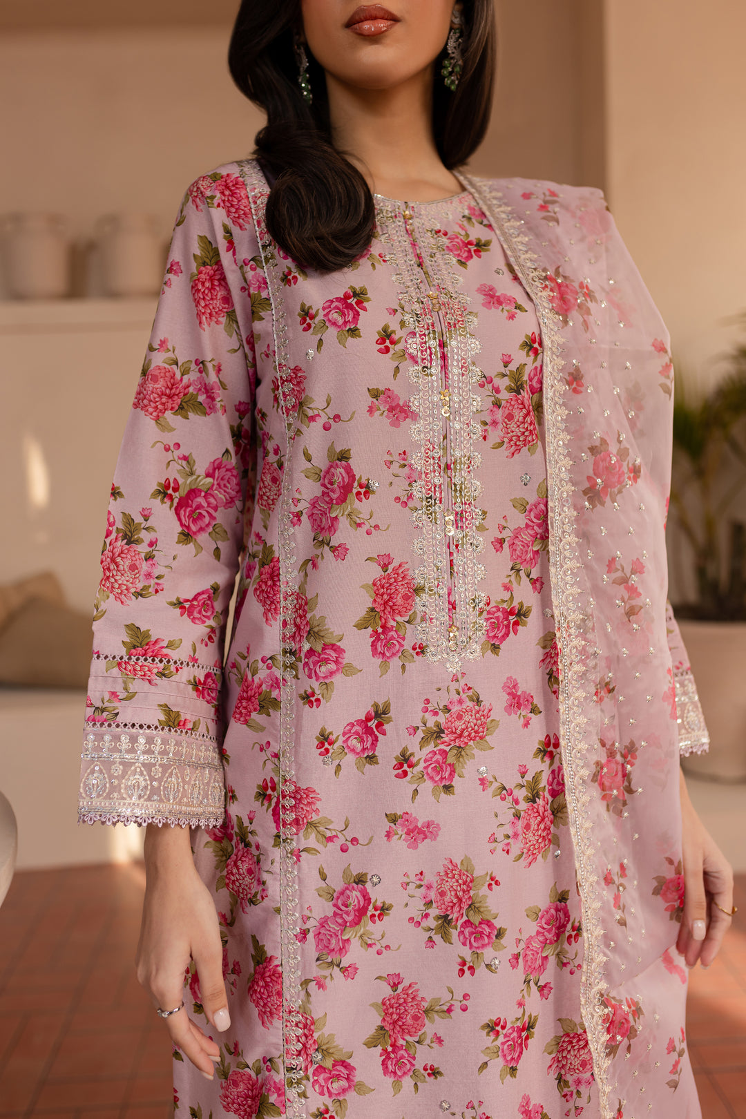 Haneen 3Pc - Printed Lawn Dress