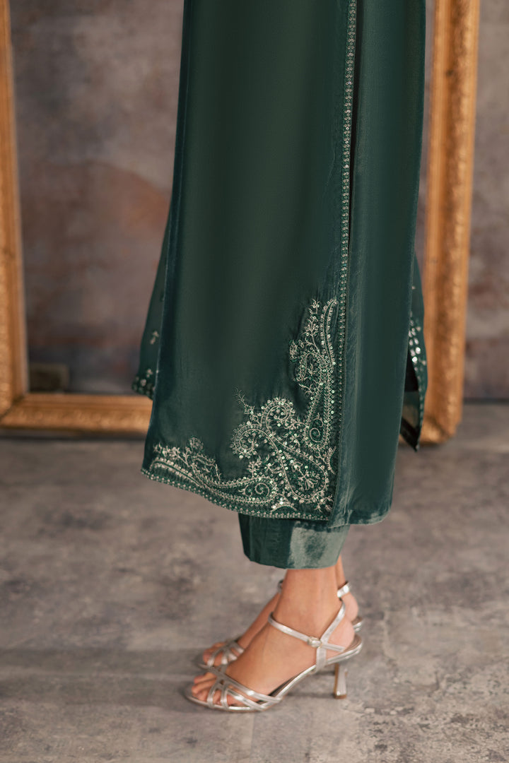 Opal 3Pc - Velvet Formal Dress