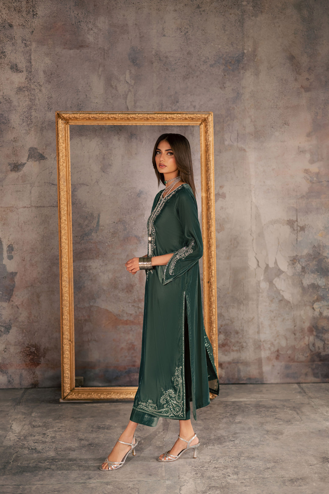 Opal 3Pc - Velvet Formal Dress