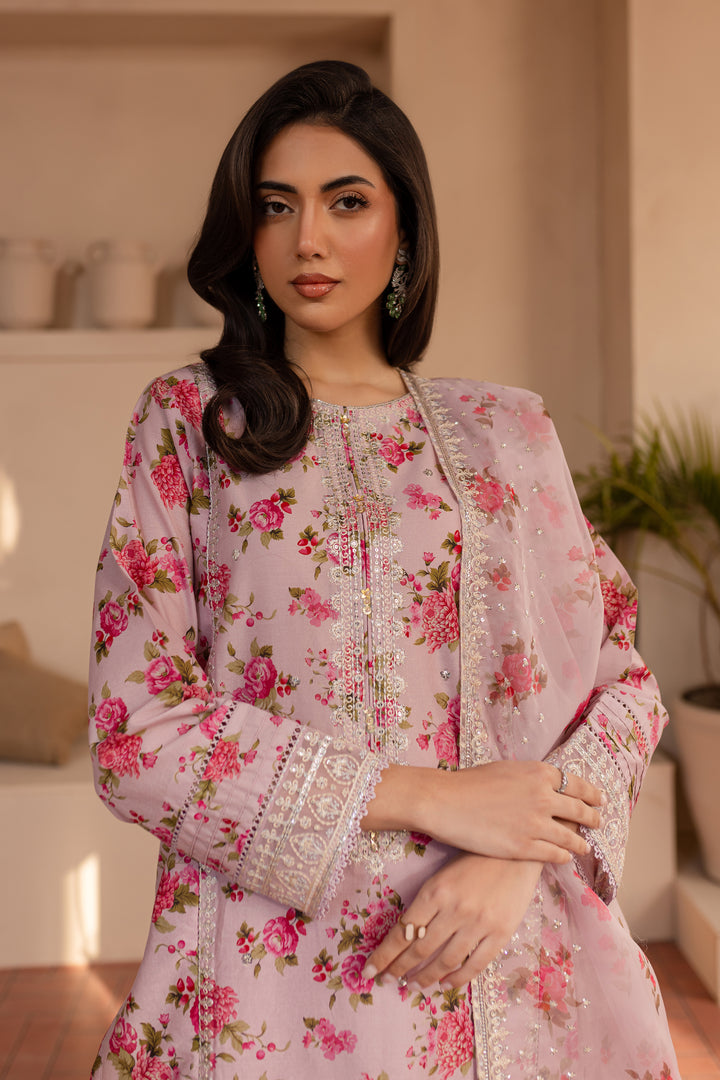 Haneen 3Pc - Printed Lawn Dress