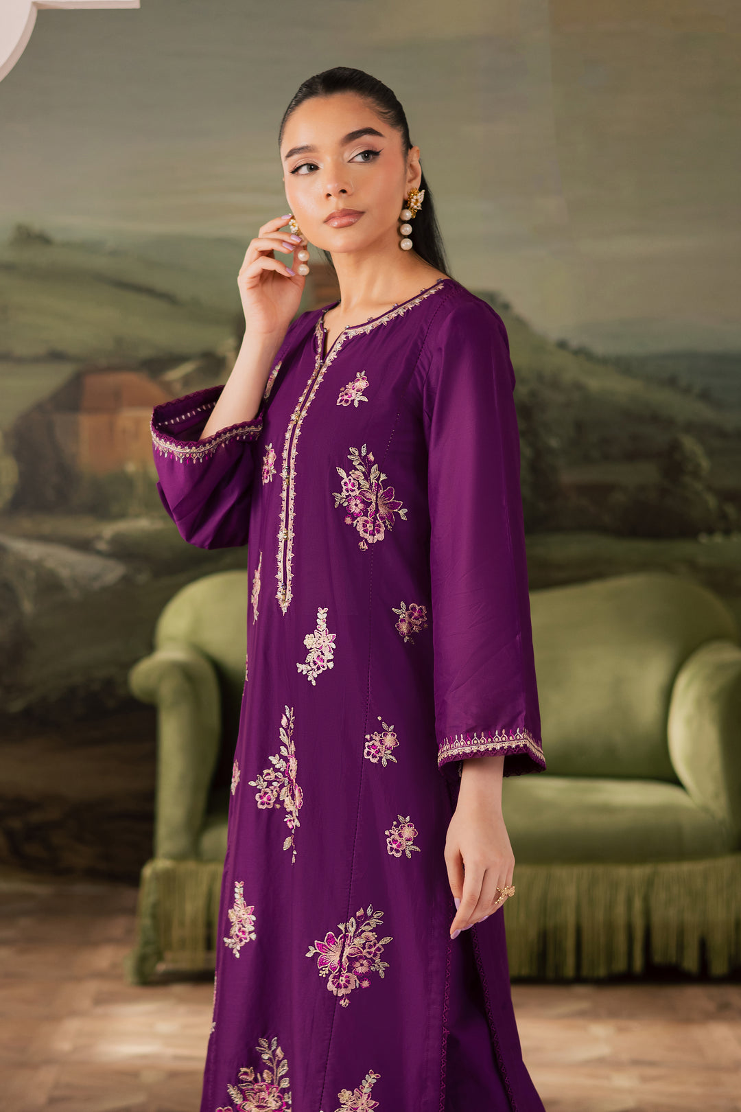 Salsa 2Pc - Embroidered Lawn Pret