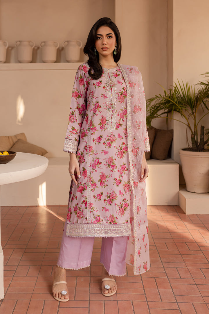 Haneen 3Pc - Printed Lawn Dress