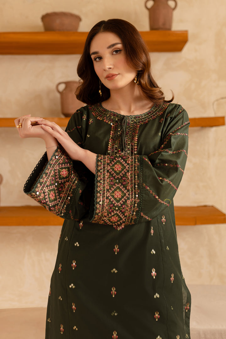 Eden 2Pc - Embroidered Lawn Dress