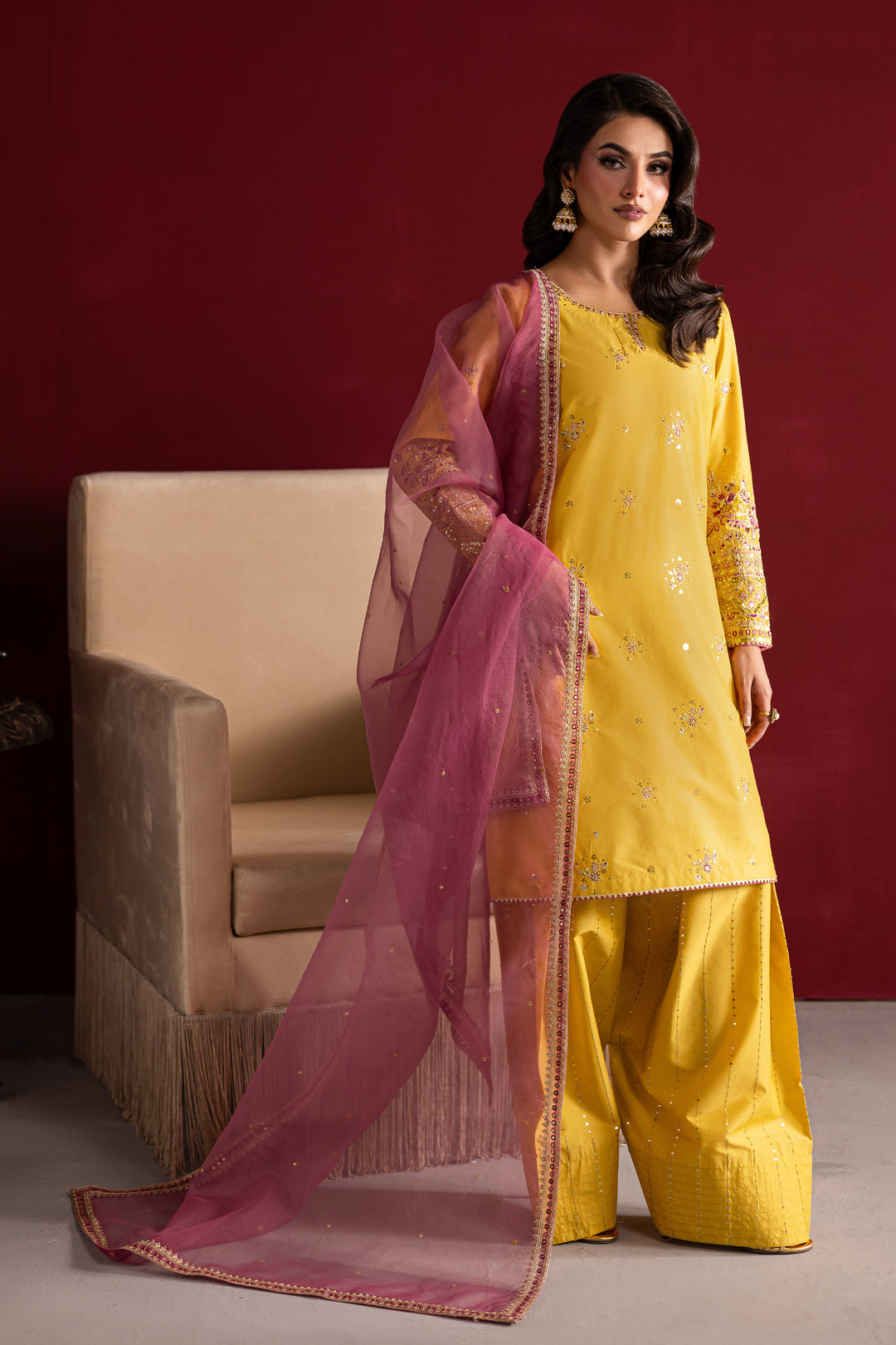 Sapna 3Pc- Festive Luxe Pret