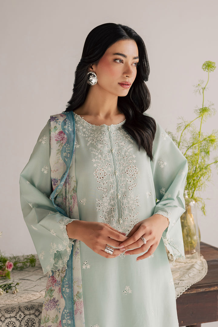 Santorini 3Pc - Embroidered Lawn Dress