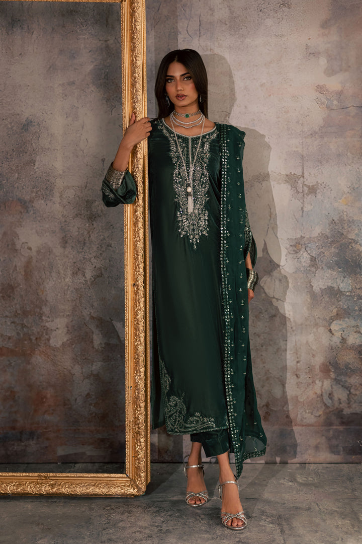 Opal 3Pc - Velvet Formal Dress