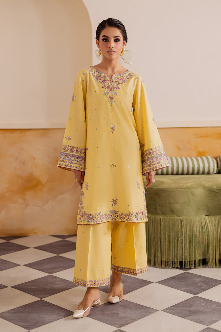 Lemon 2Pc - Embroidered Lawn Pret
