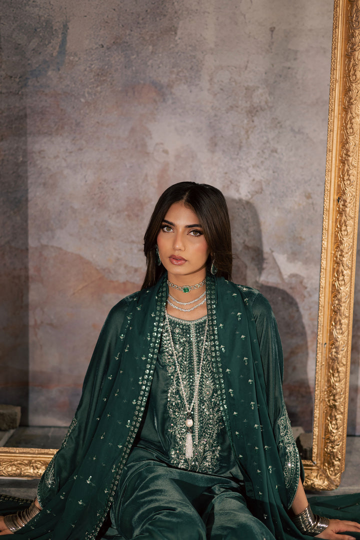 Opal 3Pc - Velvet Formal Dress