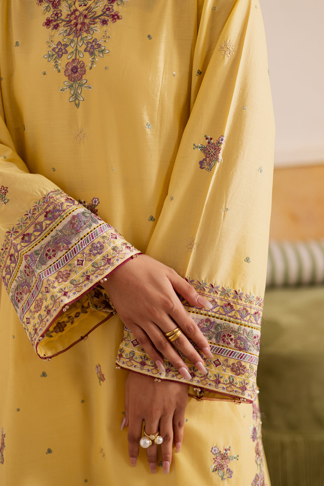 Lemon 2Pc - Embroidered Lawn Pret