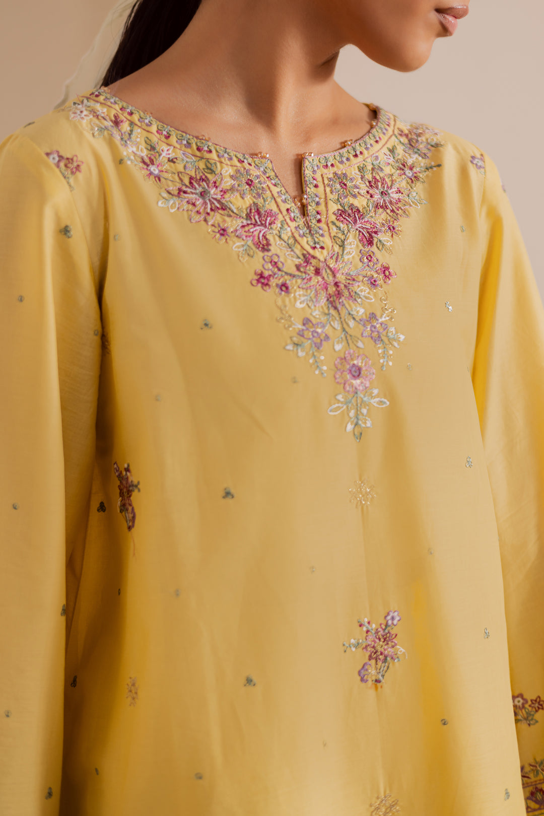 Lemon 2Pc - Embroidered Lawn Pret