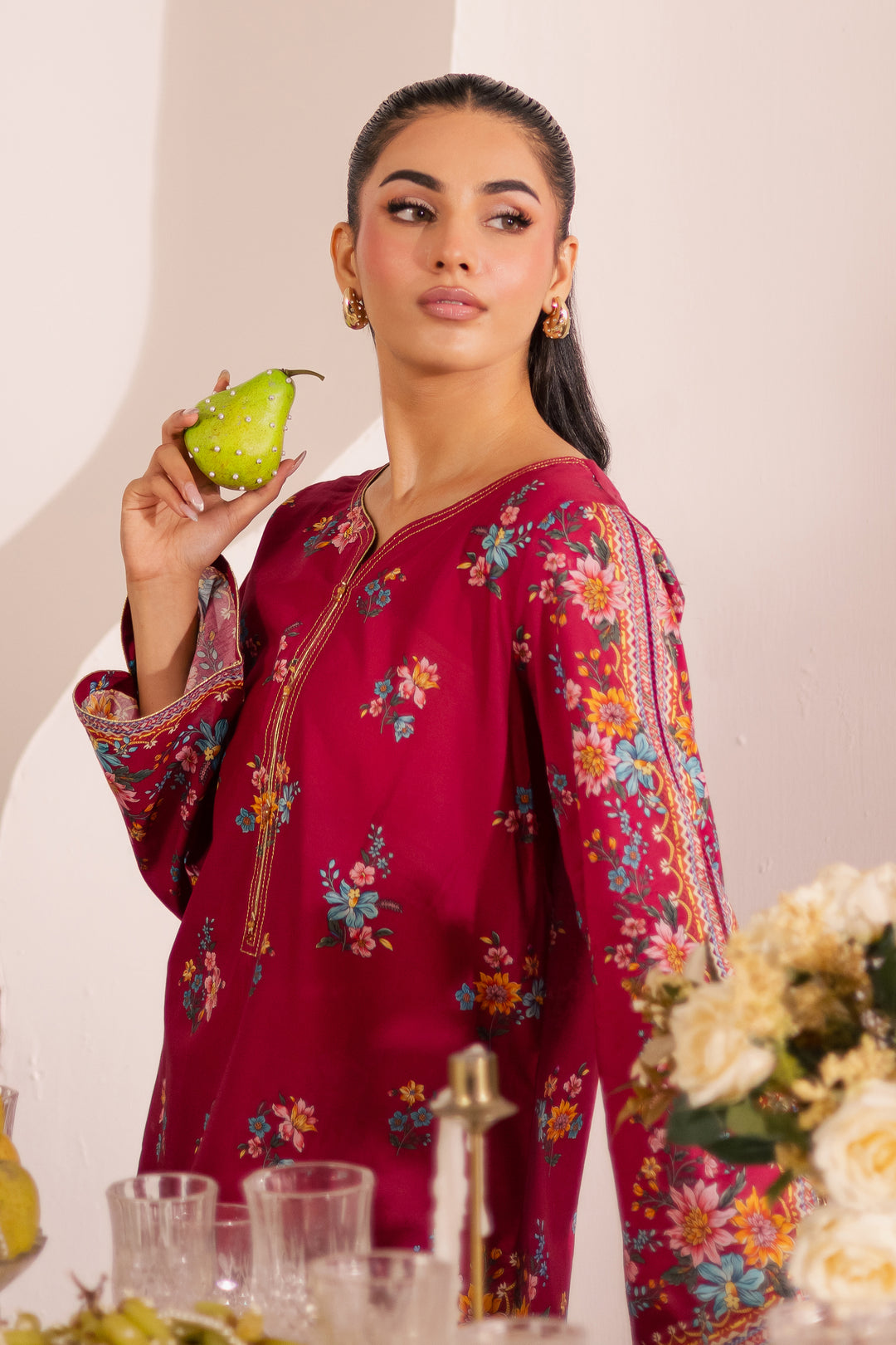 Yeva 2Pc - Printed Lawn Dress
