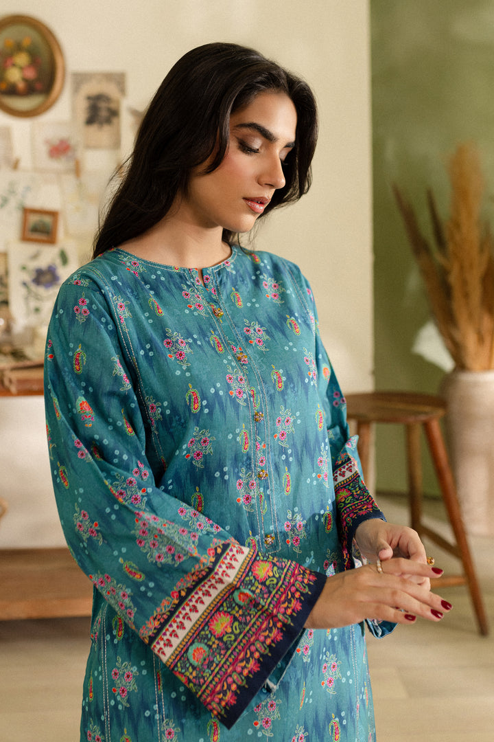 Rahima 2Pc - Printed Khaddar Dress