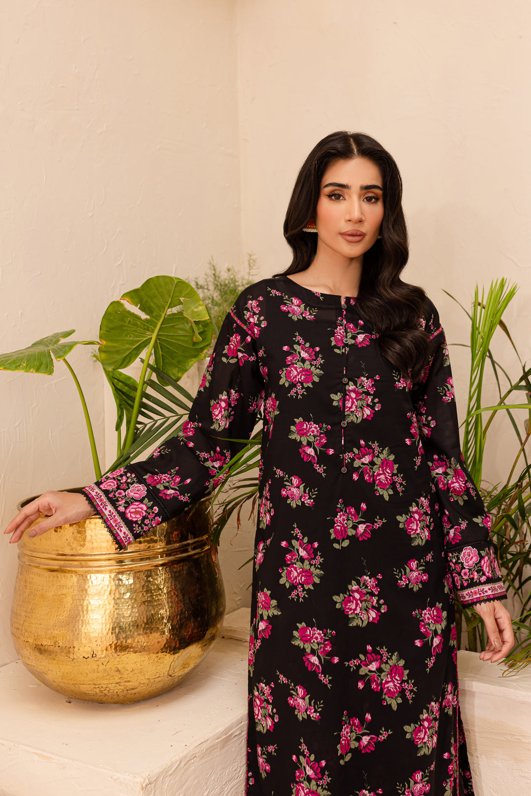 Zenji 2Pc - Printed Lawn Dress