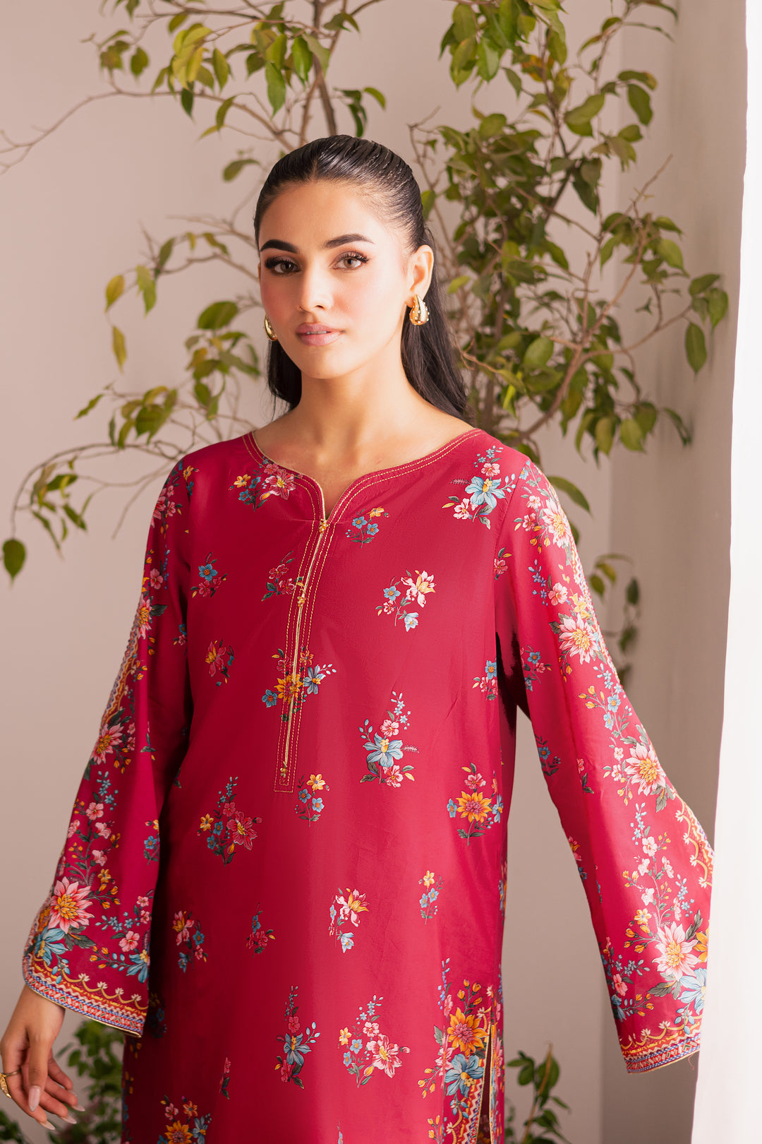 Yeva 2Pc - Printed Lawn Dress