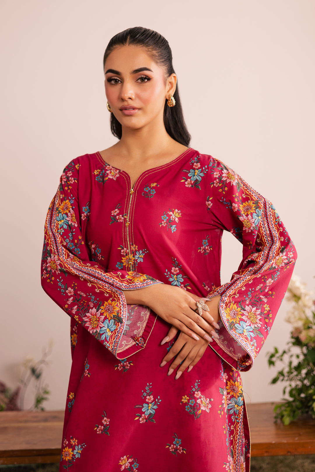 Yeva 2Pc - Printed Lawn Dress