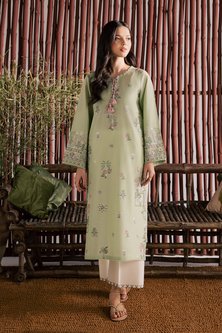 Daphne Laurel 2Pc - Embroidered Lawn Dress