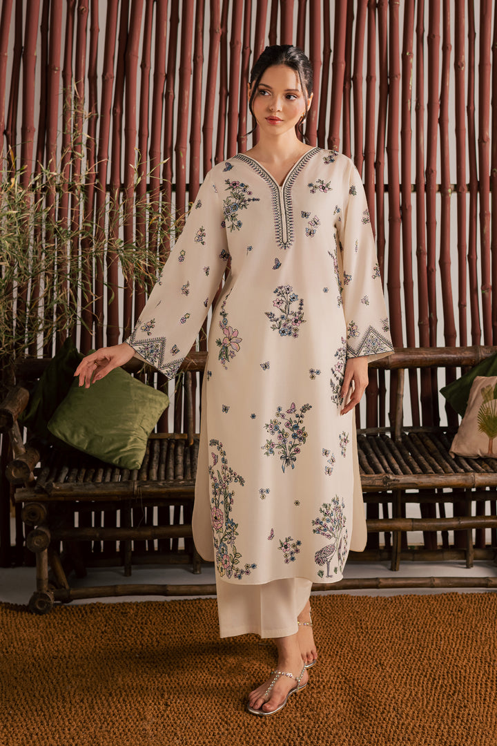 Anne 2Pc - Embroidered Lawn Dress