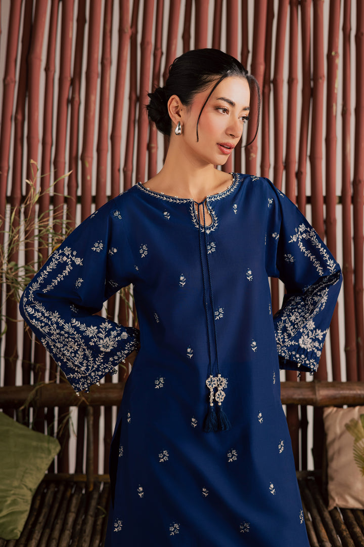 Blue Nairobi 2Pc - Embroidered Lawn Dress