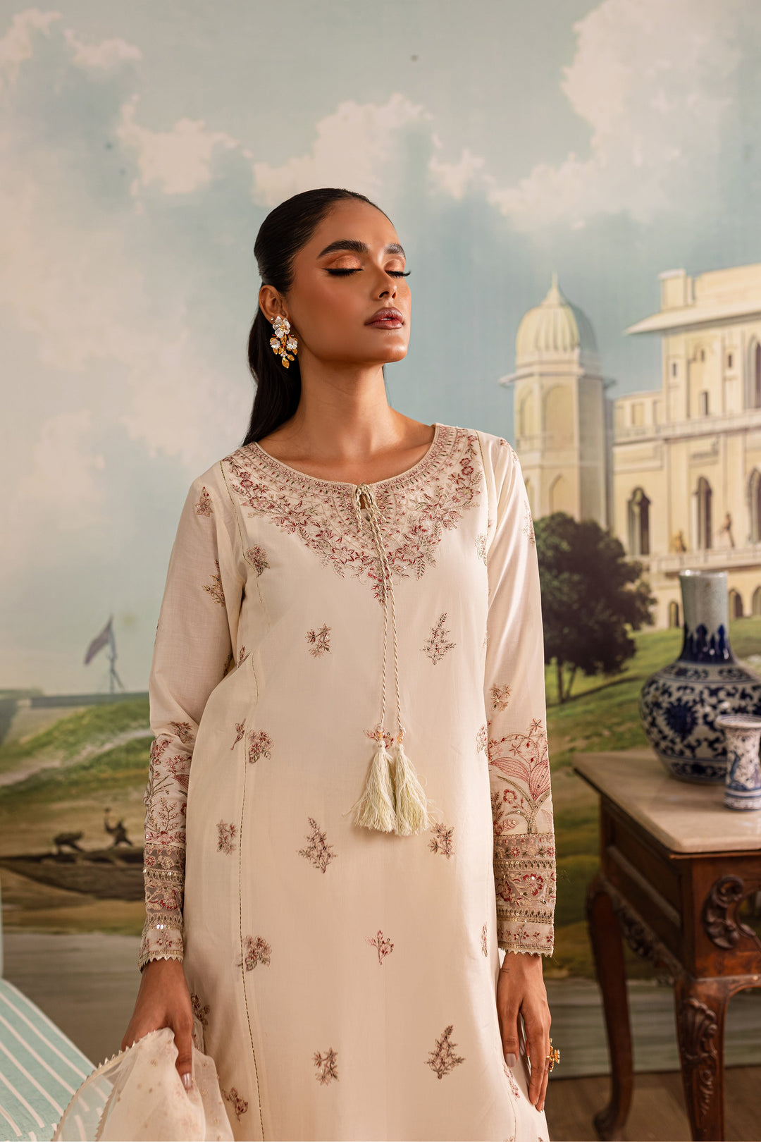 Barfi 3Pc - Embroidered Lawn Dress