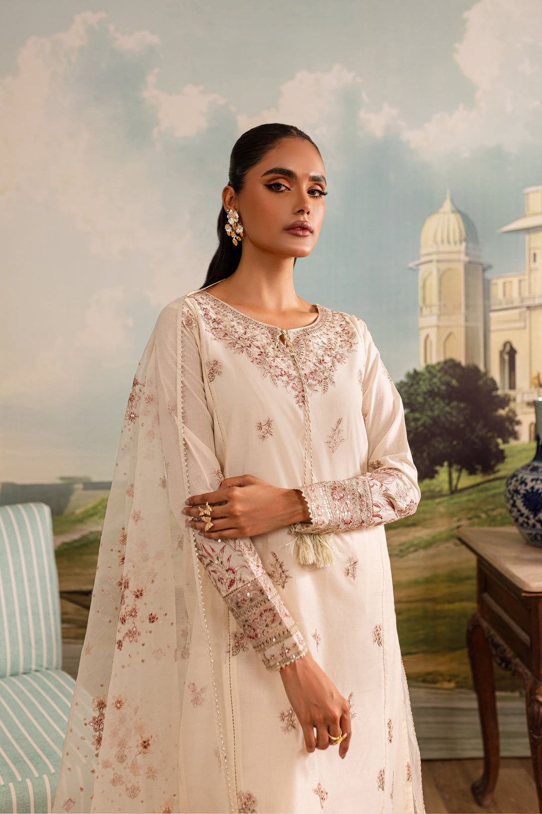 Barfi 3Pc - Embroidered Lawn Dress