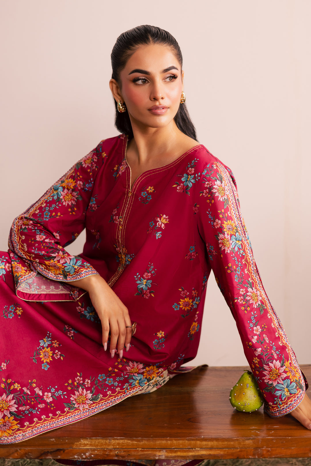 Yeva 2Pc - Printed Lawn Dress