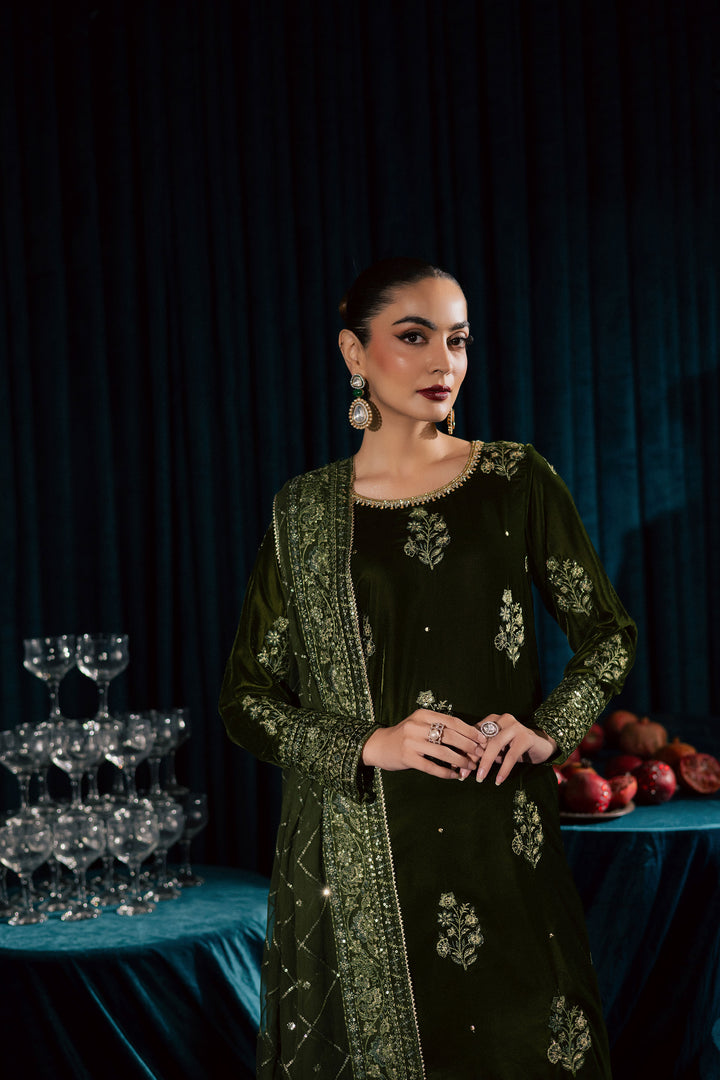 Inara 3Pc - Velvet Formal Dress