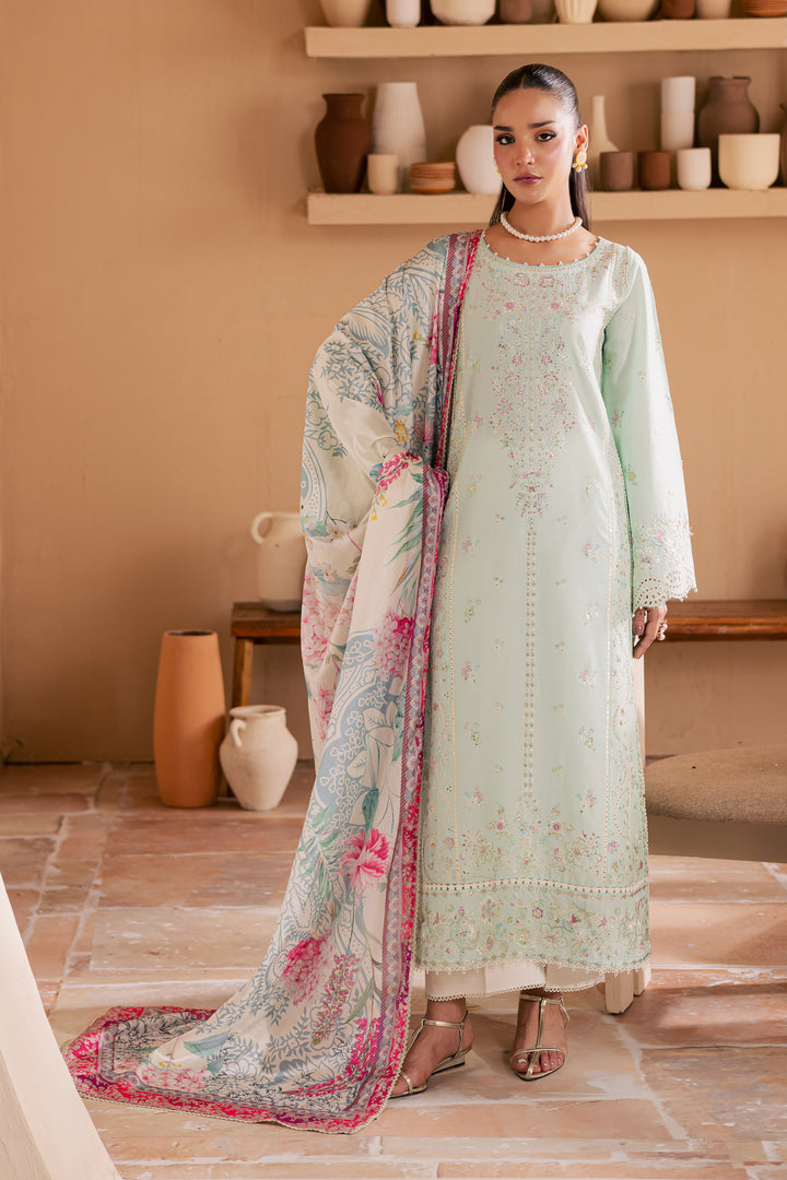 Miya 3Pc - Embroidered Lawn Dress