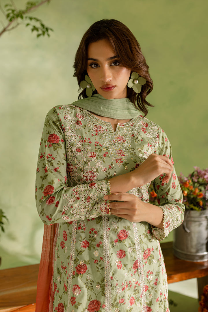 Legacy 3Pc - Printed Lawn Dress