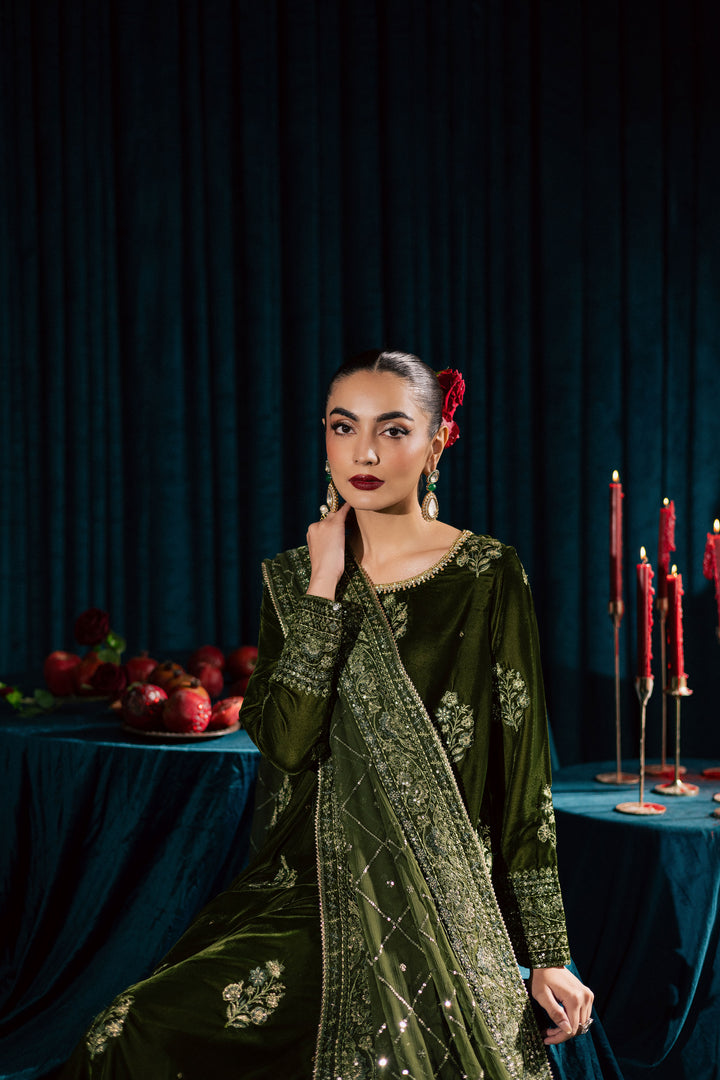 Inara 3Pc - Velvet Formal Dress