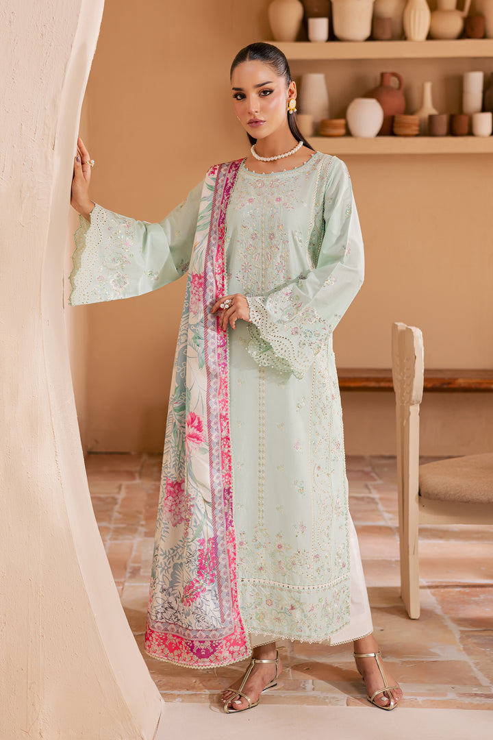 Miya 3Pc - Embroidered Lawn Dress