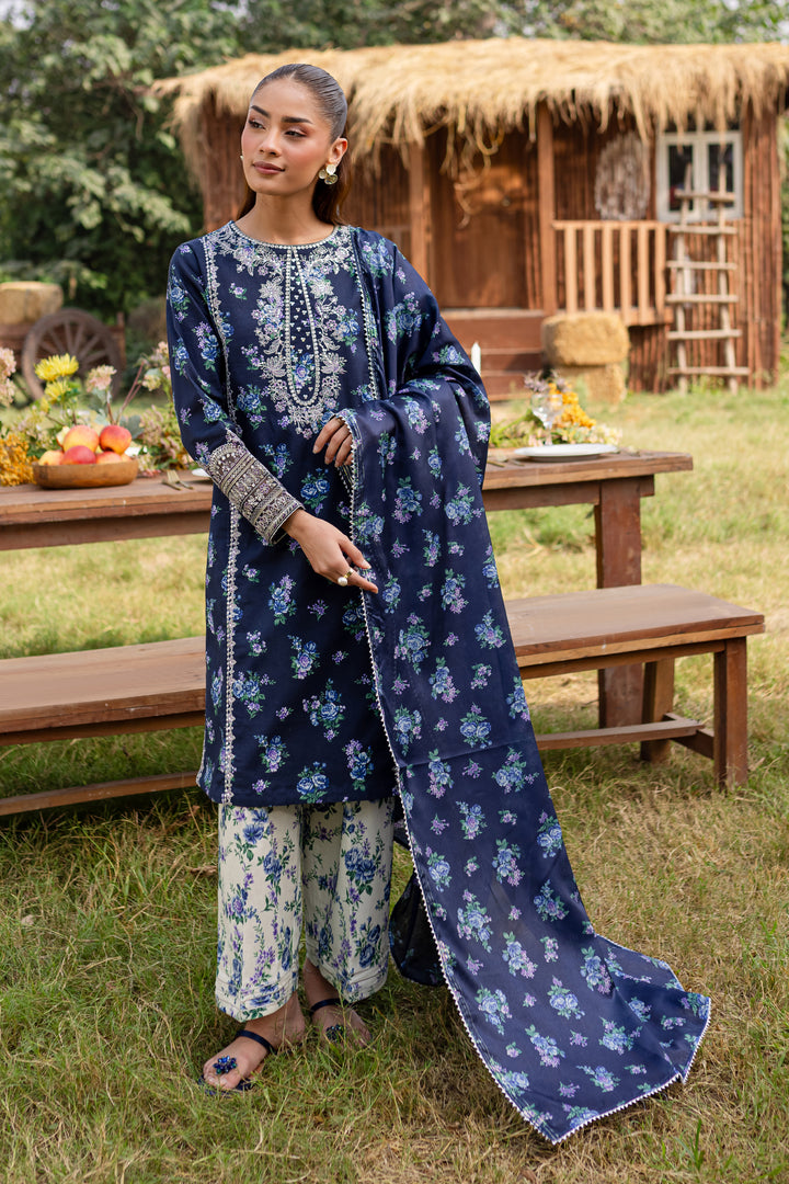 Ehaan 3Pc - Printed Khaddar Dress