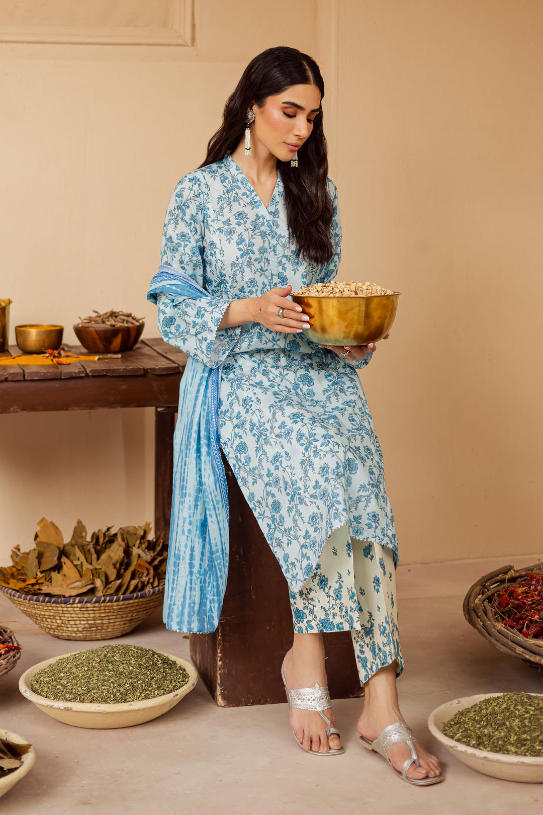 Crumble 3Pc - Festive Eid Prints