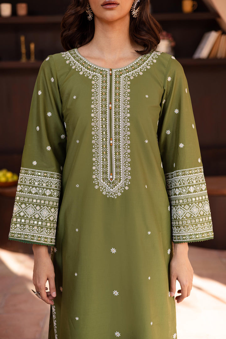 Minaa 2Pc- Embroidered Lawn Dress